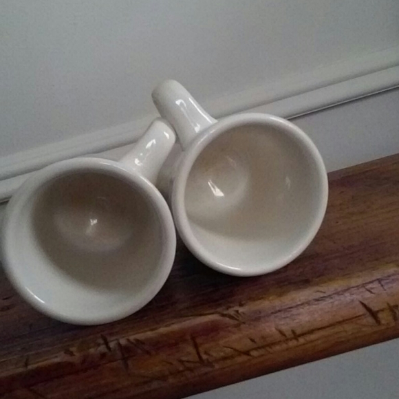 Vintage Buffalo Oneida Restaurant Ware Footed Coffee Cup Mug Brown Stripe 2 - Picture 9 of 12